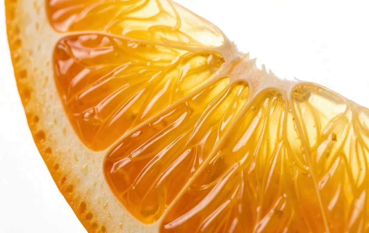 Microscopic citrus texture